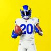 Los angeles rams player paint by number