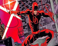 Marvel Daredevil paint by numbers