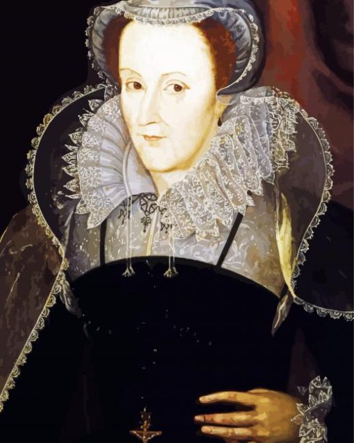 Mary Queen Blairs paint by numbers