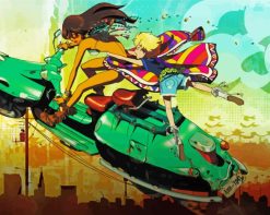 Michiko and hatchin paint by numbers