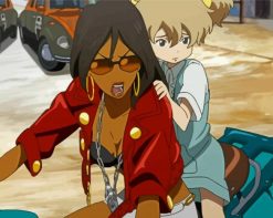 Michiko And Hatchin Anime paint by numbers