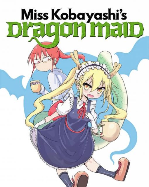 Miss Kobayashis Dragon Maid paint by numbers