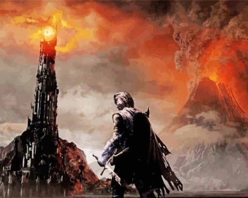 Mordor The Eye Of Sauron paint by numbers