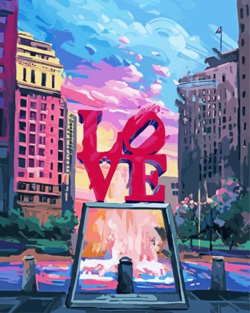 Philly Lov Art paint by numbers