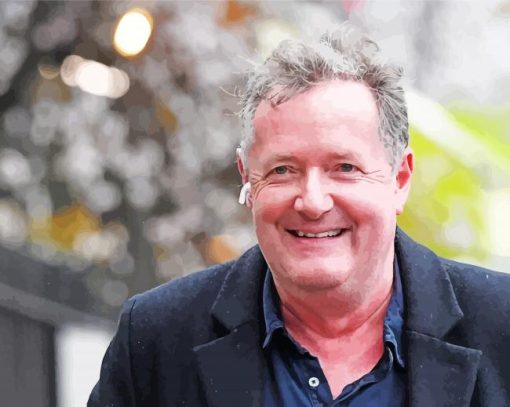 Piers Morgan paint by numbers