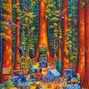 Redwoods National Park paint by numbers