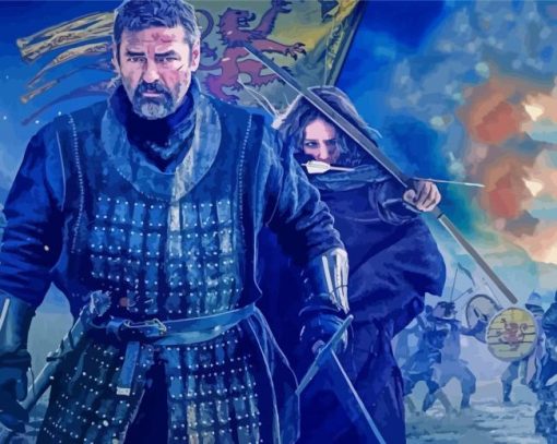 Robert the Bruce poster paint by numbers