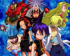 Shaman King Anime Characters Paint by numbers