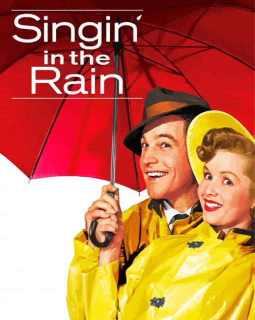 Singing In The Rain Poster paint by numbers
