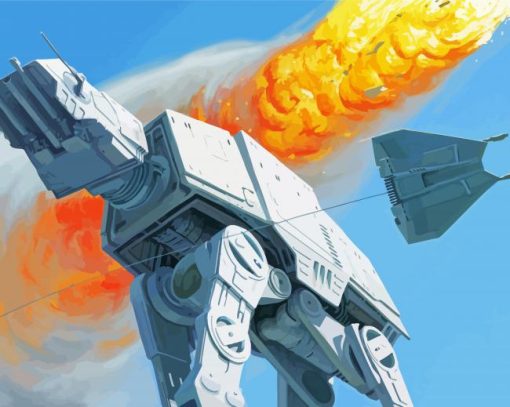 Star Wars Hoth Art Paint by numbers