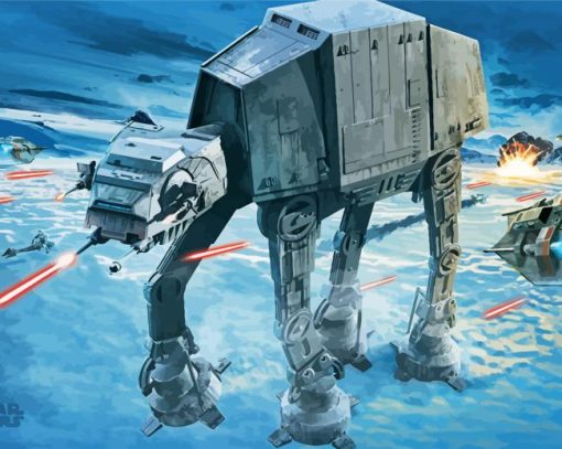 Star Wars Hoth Paint by numbers