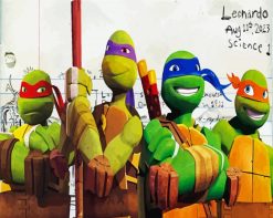 TMNT paint by numbers