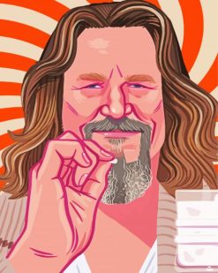 The Dud Lebowski paint by number