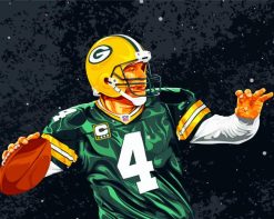 The Player Brett Favre paint by numbers