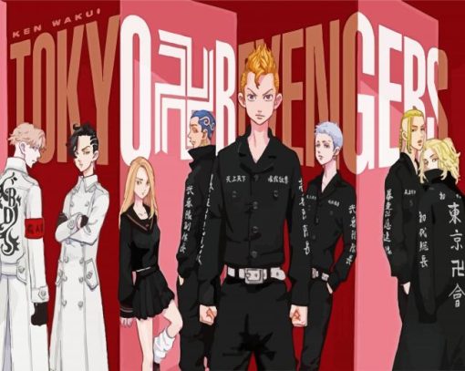 Tokyo Revengers Anime Manga Paint by numbers