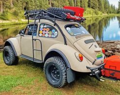 VW Bug Car paint by numbers