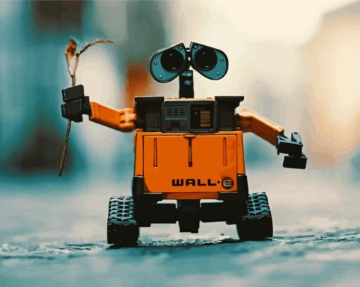 Wall E Robot paint by numbers