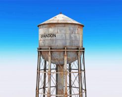 Water Tower paint by numbers