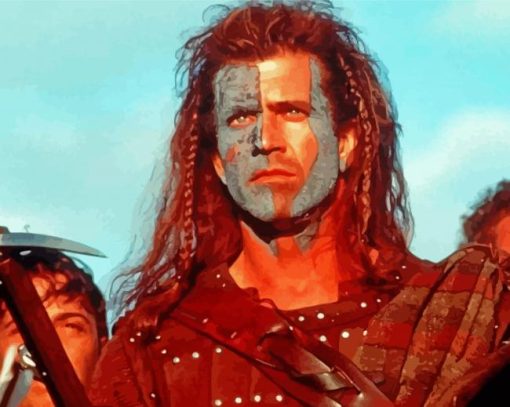 William Wallace character paint by number
