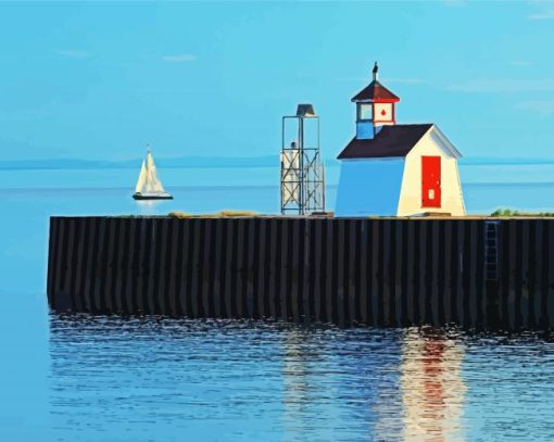 Woods Islands Prince Edward Island paint by numbers