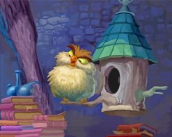 Archimedes From Sword In The Stone paint by numbers