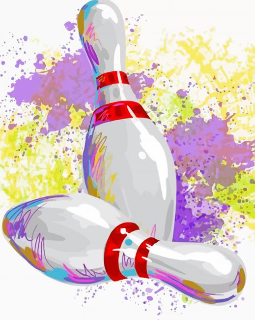 Aesthetic Bowling paint by numbers