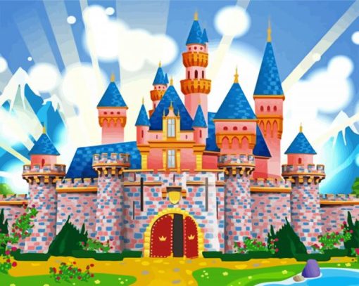 Aesthetic Fairy Castle paint by numbers