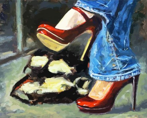 High Heels Illustration paint by numbers