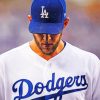 Baseball Player Dodgers paint by numbers