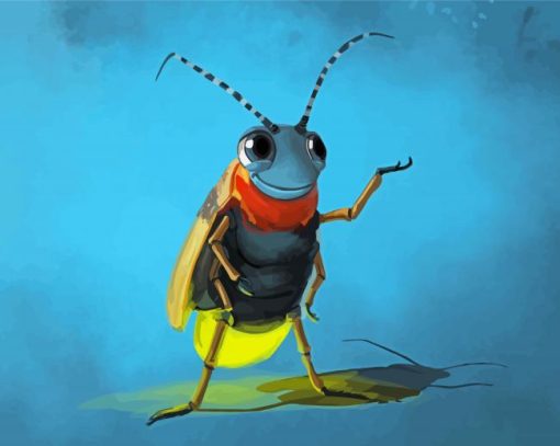 cute Firefly paint by numbers