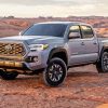 Grey Tacoma Toyota paint by numbers