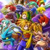 Golden Sun Characters paint by numbers