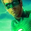 Green Lantern paint by numbers