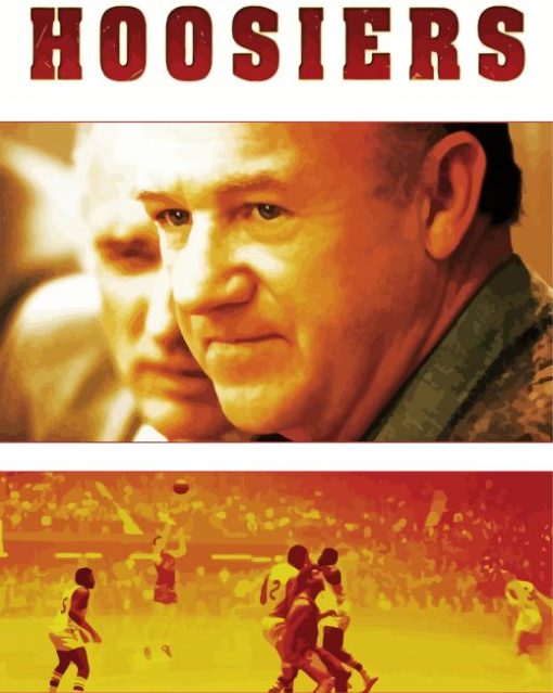hoosiers movie poster paint by number