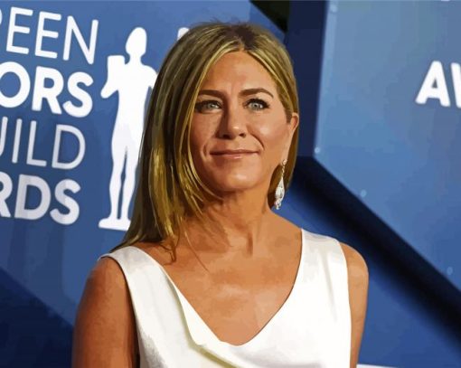 Jennifer Aniston Actress paint by numbers