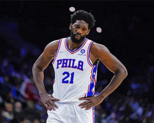 joel Hans embiid paint by number