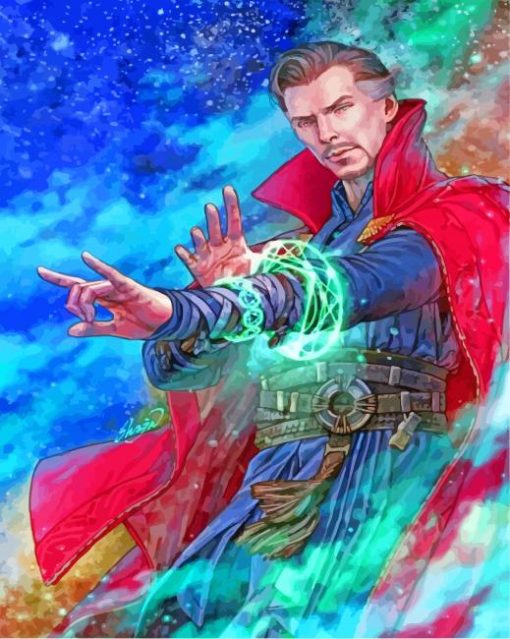 Marvel Dr Strange Art paint by numbers