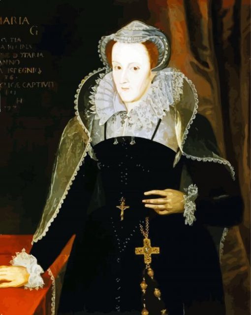 Mary Queen Of Scots paint by numbers