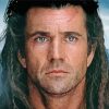 movie character William Wallace paint by number