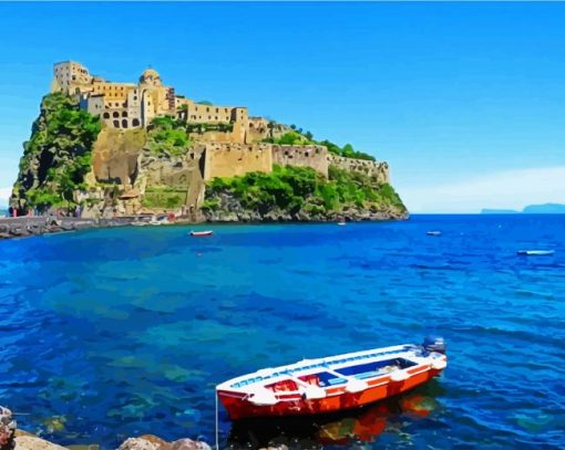 Beautiful Ischia Island paint by numbers