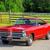 Red 1965 Pontiac Paint by numbers