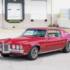 Red 1969 Pontiac Grand Prix paint by numbers