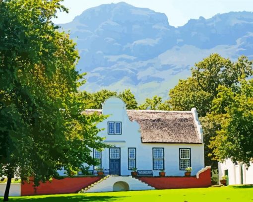 South Africa Stellenbosch paint by numbers