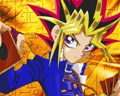 Yu Gi Oh Cartoon Character paint by number
