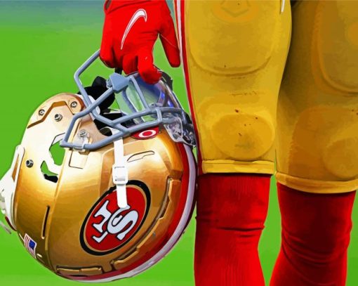 49ers Player paint by numbers
