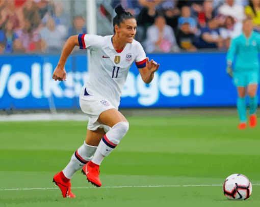 Ali Krieger Professional Player paint by numbers