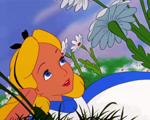 Alice In Wonderland Cartoon paint by numbers