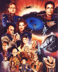 Babylon 5 Art paint by numbers