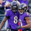 Baltimore Ravens Players paint by numbers
