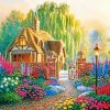 Beautiful Cottage Garden paint by numbers